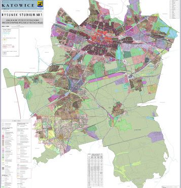 Katowice - studium zagospodarowania przestrzennego - edycja 2